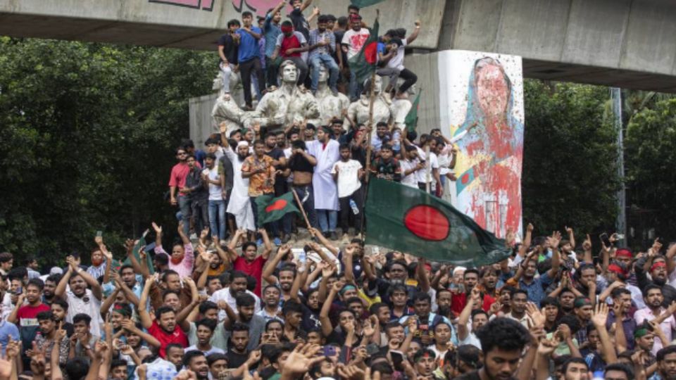 Protestas estudiantiles en Bangladesh