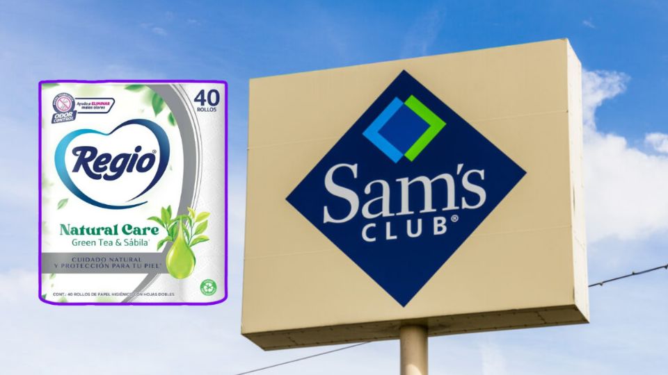 Sams Club oferta de papel higiénico. Fuente: producción El Heraldo de México