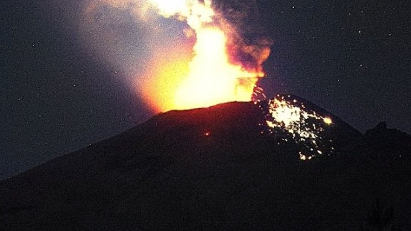 Volcán Popocatépetl HOY 24 de octubre: expulsa lava e incrementa actividad