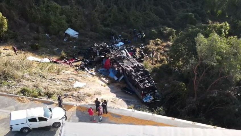 Choque de autobús de pasajeros deja 24 personas muertas y 5 heridos en Zacatecas