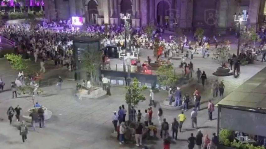 VIDEO: momento exacto en que camioneta atropella masivamente a grupo de oración afuera de Catedral de Guadalajara