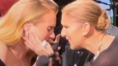 Céline Dion acude al concierto de Adele en Las Vegas y viven emotivo momento: VIDEO