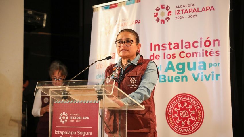 El agua en Iztapalapa no será una mercancía ni privilegio ni concesión para unos cuantos, advierte Aleida Alavez