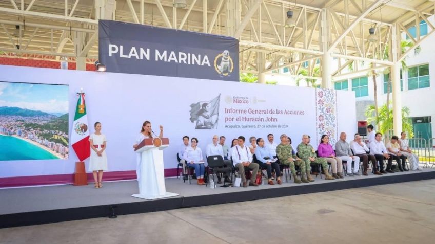 Evelyn Salgado agradece el invaluable apoyo de Claudia Sheinbaum para los guerrerenses ante emergencia derivada del huracán "John"