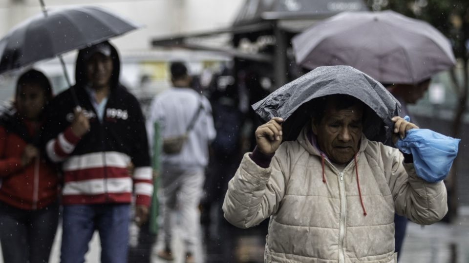 Las lluvias se presentarán con distinta intensidad.