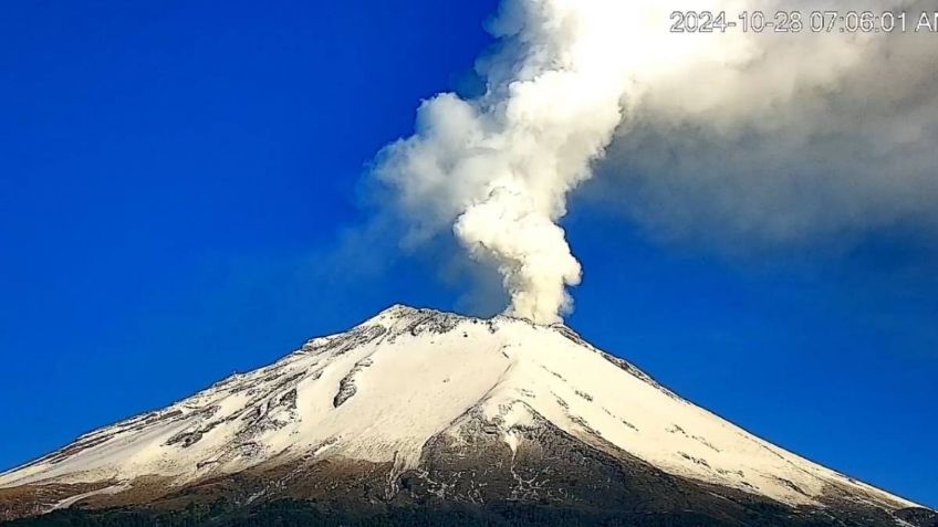 Volcán Popocatépetl: refuerzan medidas de Protección Civil ante aumento de actividad