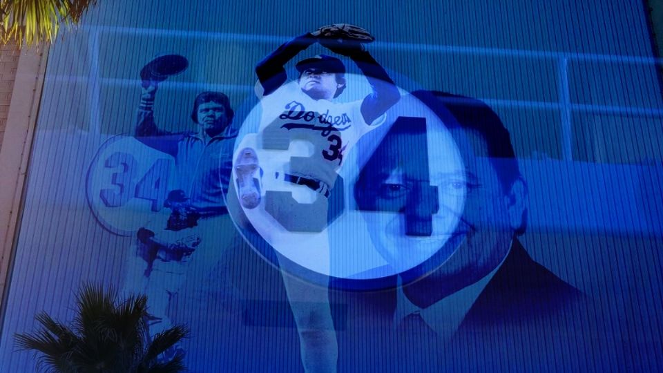 Fernando Valenzuela inmortalizó el '34' en México y los Dodgers