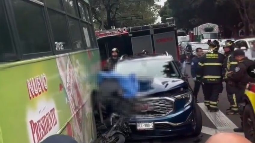 Liberan a choferes de autobús y camioneta que prensaron a un asaltante en La Viga