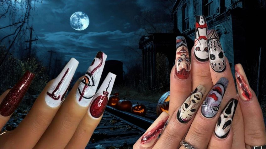 Las uñas más terroríficas para Halloween inspiradas en las películas más tenebrosas del cine