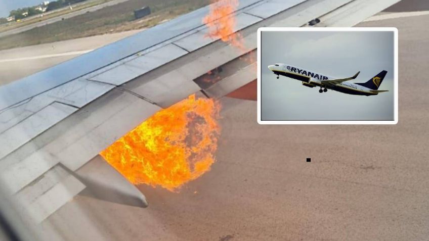 VIDEO: Se incendia motor de avión con 184 pasajeros a bordo