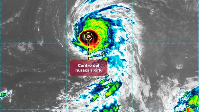 Huracán Kirk cobra fuerza y se intensifica a categoría 4: ¿cómo afectará a México?