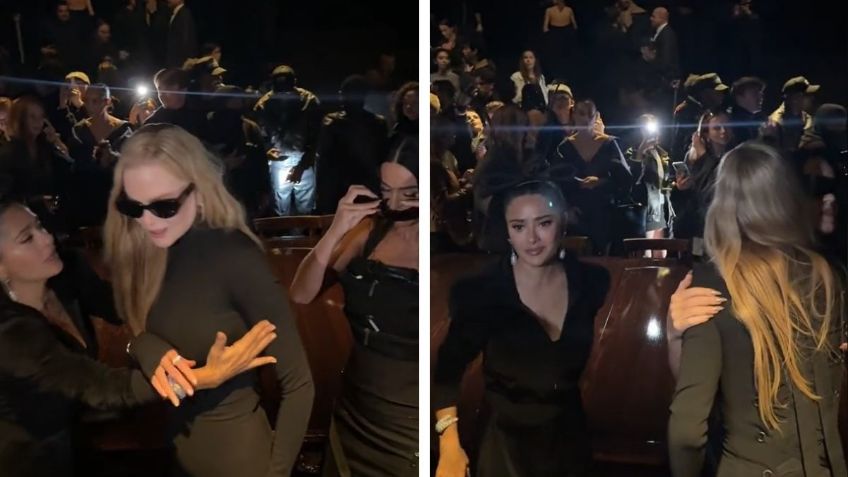 Critican a Nicole Kidman por ignorar descaradamente a Salma Hayek en plena alfombra roja: VIDEO