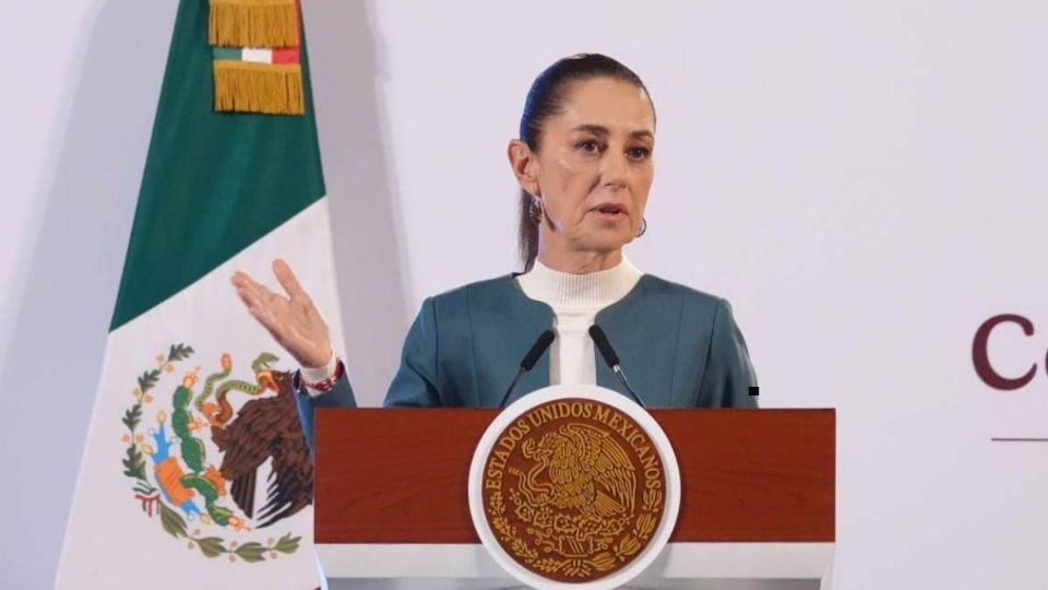 Presidenta de México, Claudia Sheinbaum, durante la segunda mañanera