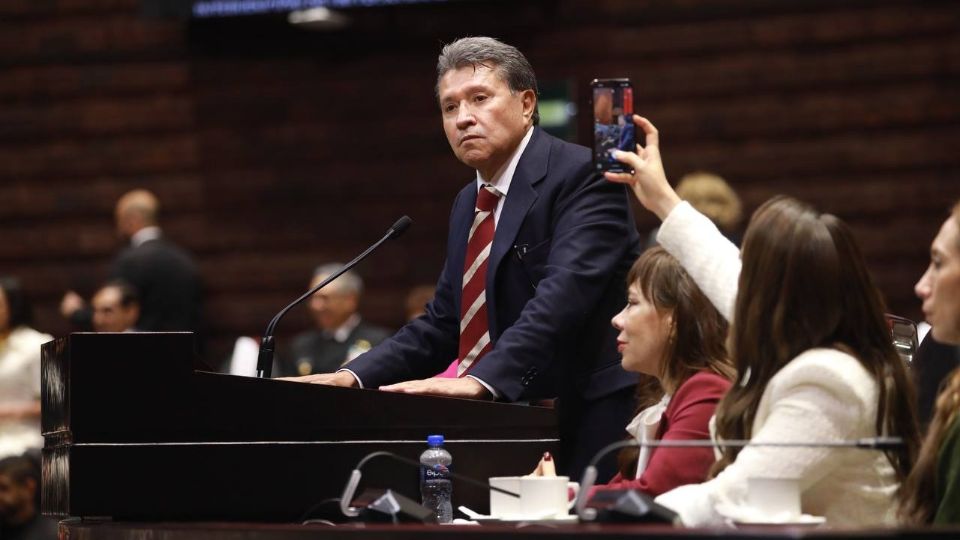 El diputado Ricardo Monreal, el pasado 1 de octubre en la Cámara de Diputados.