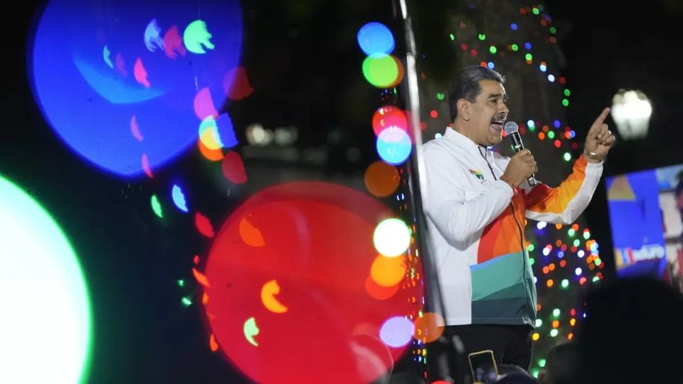 Nicolás Maduro, durante las celebraciones navideñas del año pasado.