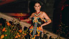 Vanessa Claudio llevó la moda a otro nivel con su vestido con artesanía huichol, un look con sello mexicano