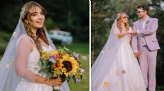 Daniela Luján revela por qué el ramo de su boda con girasoles fue especial para ella y su esposo