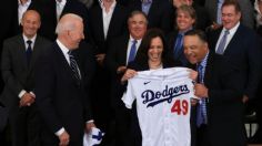 Felicita Kamala Harris a Dodgers por su título