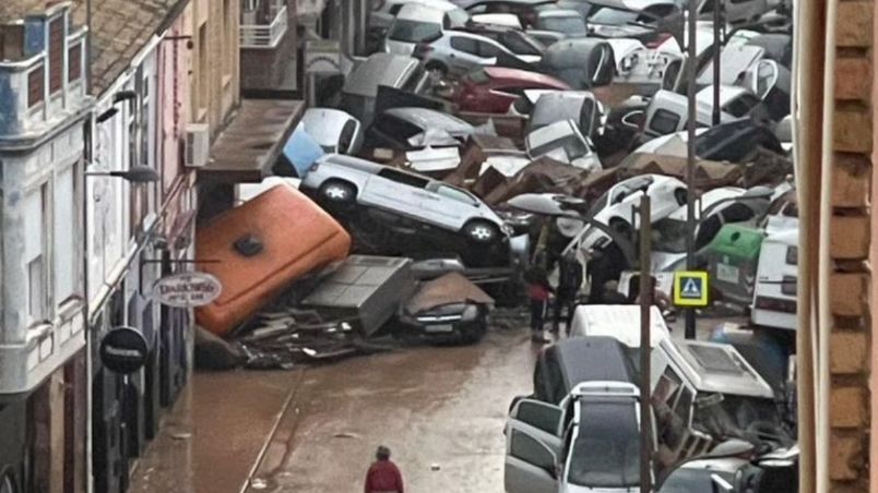 Así se ven las afectaciones por la lluvia.