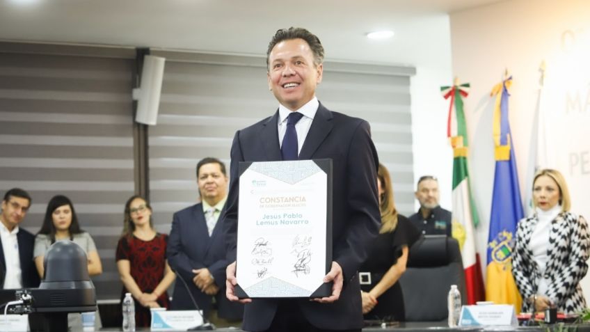 Pablo Lemus recibe constancia como gobernador de Jalisco