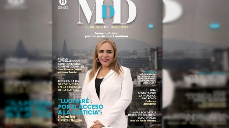 Portada de la quinta edición de la revista 'El Mundo del Derecho'.