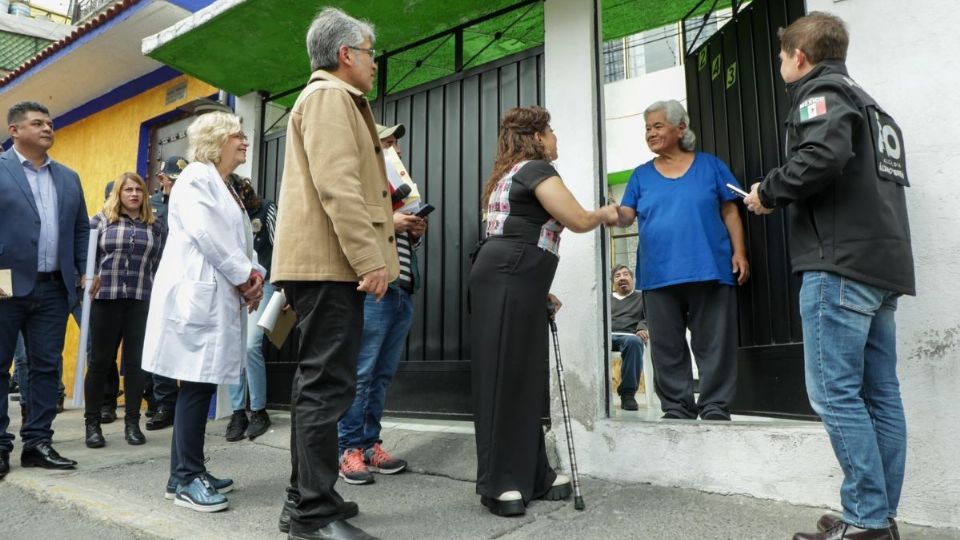 Clara Brugada en Alvaro Obregón