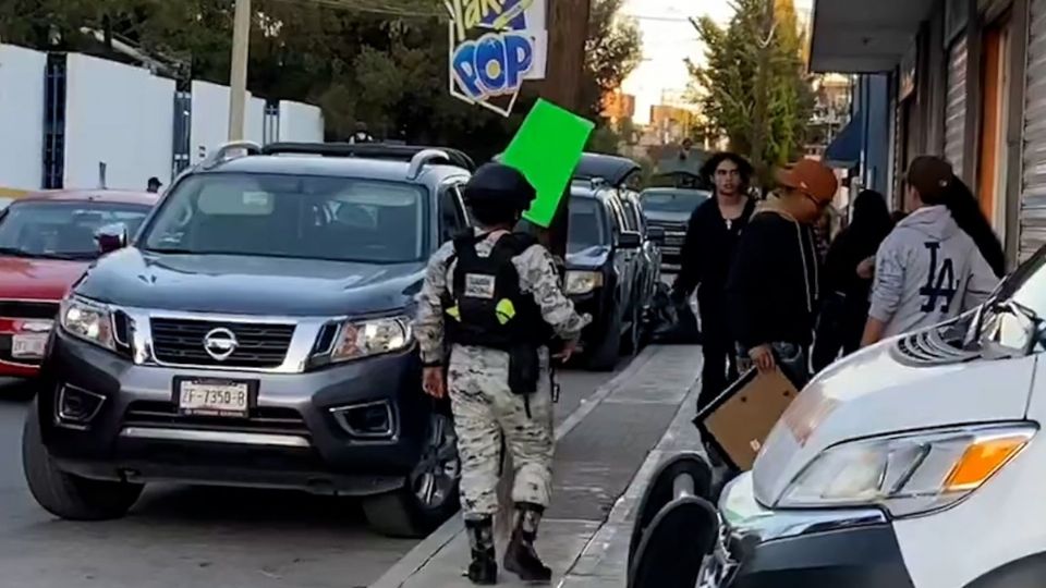 Un fuerte operativo militar y policiaco se ha desplegado en la cabecera municipal