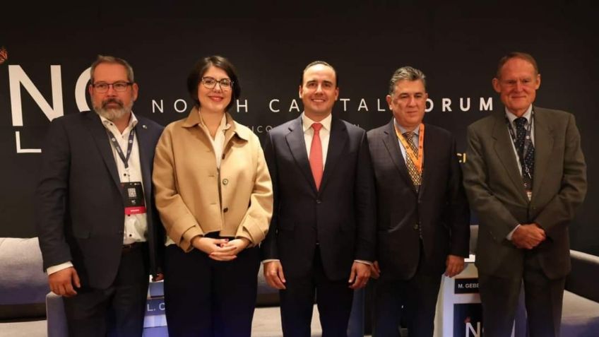 Manolo Jiménez expone ventajas competitivas de Coahuila en el “North capital fórum”