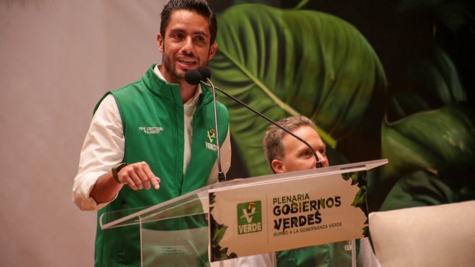 José Couttolenc dirigente del Partido Verde Ecologista en el Estado de México.