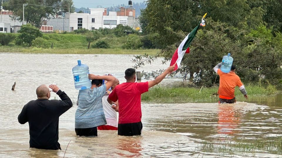 Afectados por el paso de John