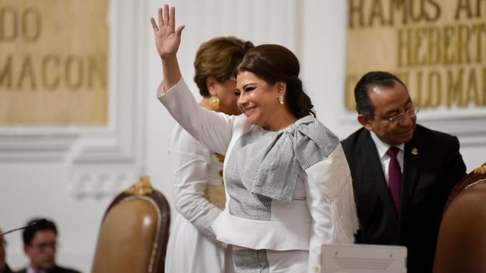 Claudia Sheinbaum acudió a la toma de protesta de Clara Brugada