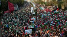 Simpatizantes propalestinos se manifestaron pidiendo alto al fuego