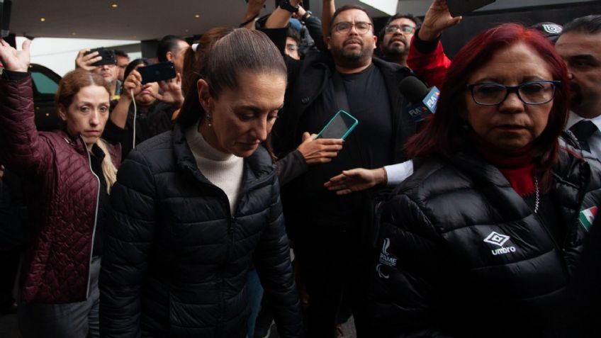 Claudia Sheinbaum asiste a funeral de Ifigenia Martínez: "Es una mujer excepcional, fue la primera en muchas cosas"