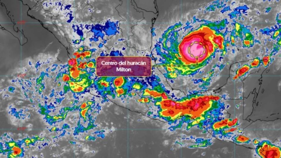 Milton podría llegar a la categoría 4 de las 5 que conforman la escala Saffir-Simpson.