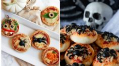 RECETA fácil y práctica para hacer mini pizzas en forma de fantasma y calabaza este Halloween