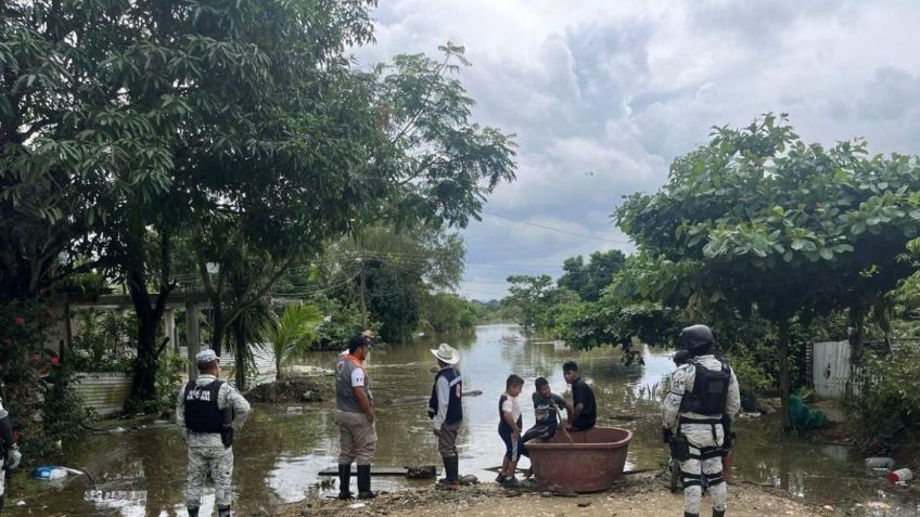 Por intensas lluvias, piden declaratoria de emergencia para 4 municipios de Veracruz