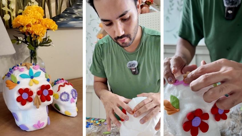 Influencer de “Inspira tu estilo” comparte cómo hacer calaveritas con fomi moldeable para este Día de Muertos