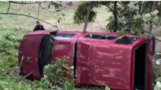 Fuerte accidente en Álvaro Obregón: camioneta pierde el control y cae a un barranco de Lomas de Tarango