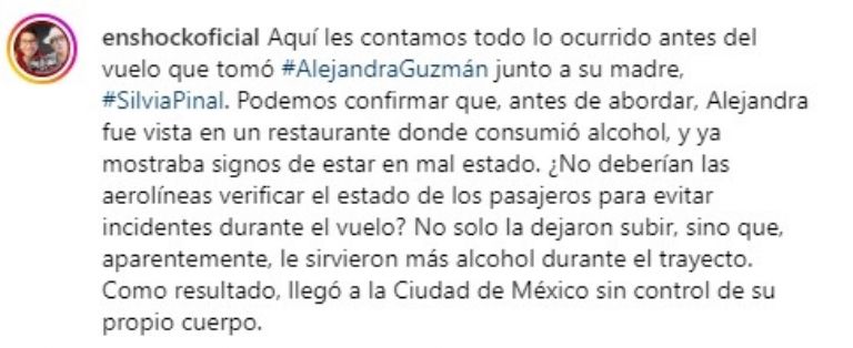 alejandra guzman caida aeropuerto