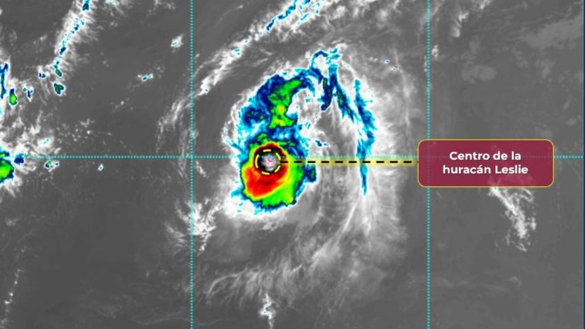 Leslie toma fuerza y se intensifica a huracán de categoría 1: ¿puede golpear a México?