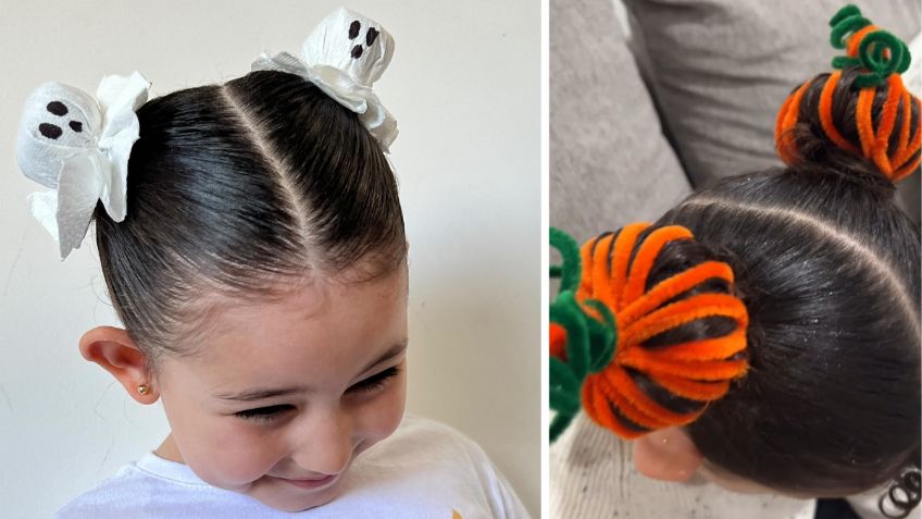 Tres peinados fáciles de hacer para que los niños se luzcan este Halloween en la escuela | VIDEOS