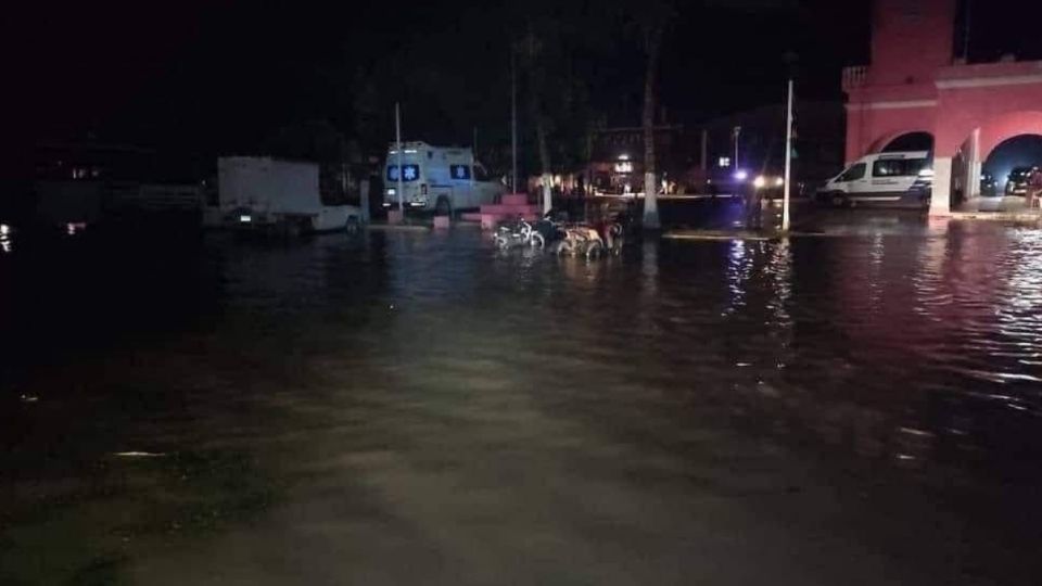 Yucatán bajo el agua tras el paso del huracán Milton