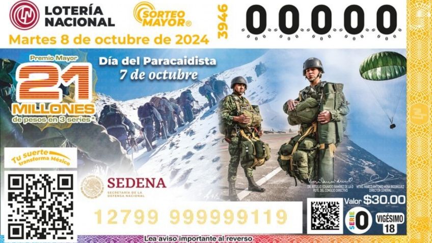 Sorteo Mayor 3946 del martes 08 de octubre: Consulta los números ganadores aquí