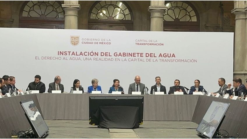 Clara Brugada instala Gabinete del Agua: estas serán sus funciones ante la problemática en CDMX