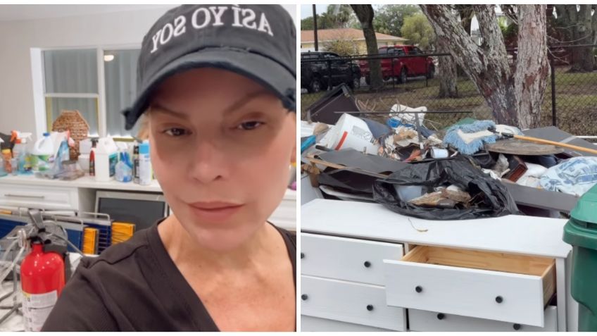 Cantante Olga Tañón teme por el huracán Milton desde su casa en Florida y muestra todos los destrozos