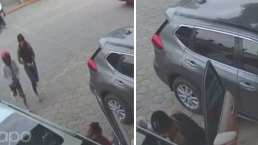 Mujer enfrenta a ladrones y logra frustrar el robo de su camioneta en Ecatepec: VIDEO