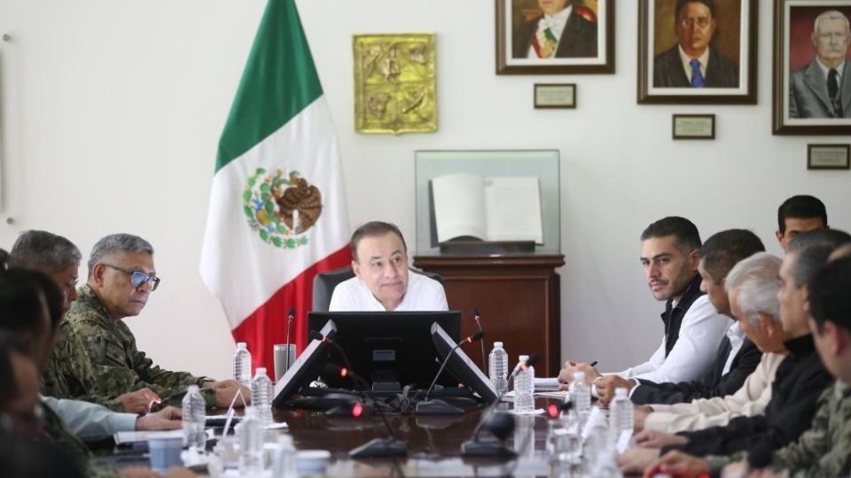 Reunión de Harfuch con Alfonso Durazo en Sonora