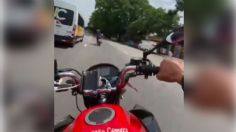 VIDEO: Motociclista muere tras estrellarse contra un árbol a toda velocidad, su compañero grabó todo