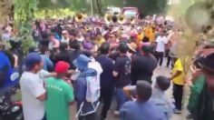 VIDEO: participantes de La Muerteada en Etla tienen enfrentamiento a golpes