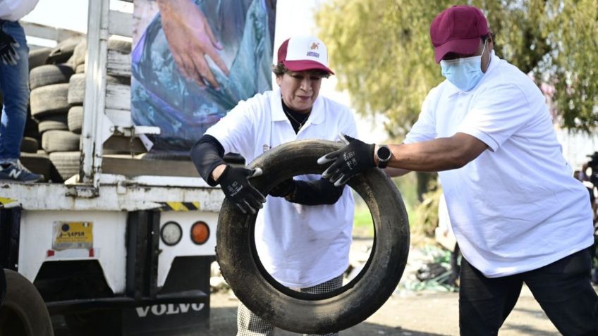 5 mil llantas recolectadas en 2da. Jornada Limpiemos Nuestro Edomex